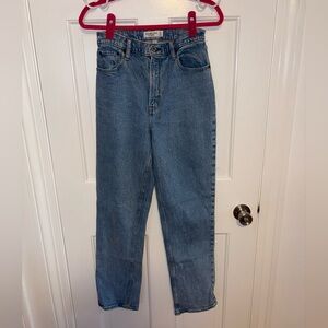Abercrombie & Fitch Classic Denim High Rise Jeans